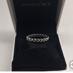 Pandora linked love ring